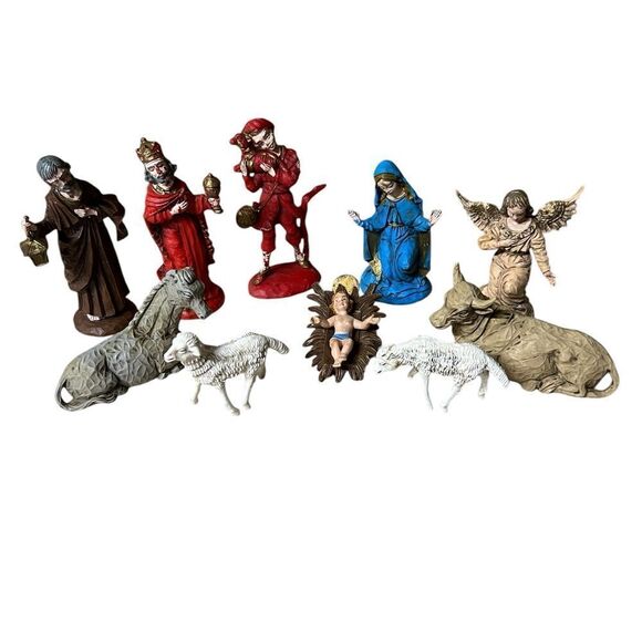 Vintage Italian nativity set - Picture 1 of 10